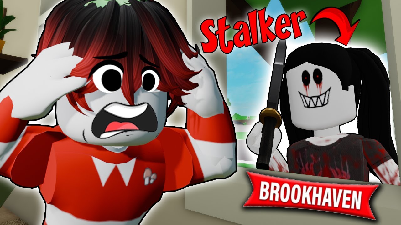 Weird Creepy Stalker in BROOKHAVEN (Roleplay)