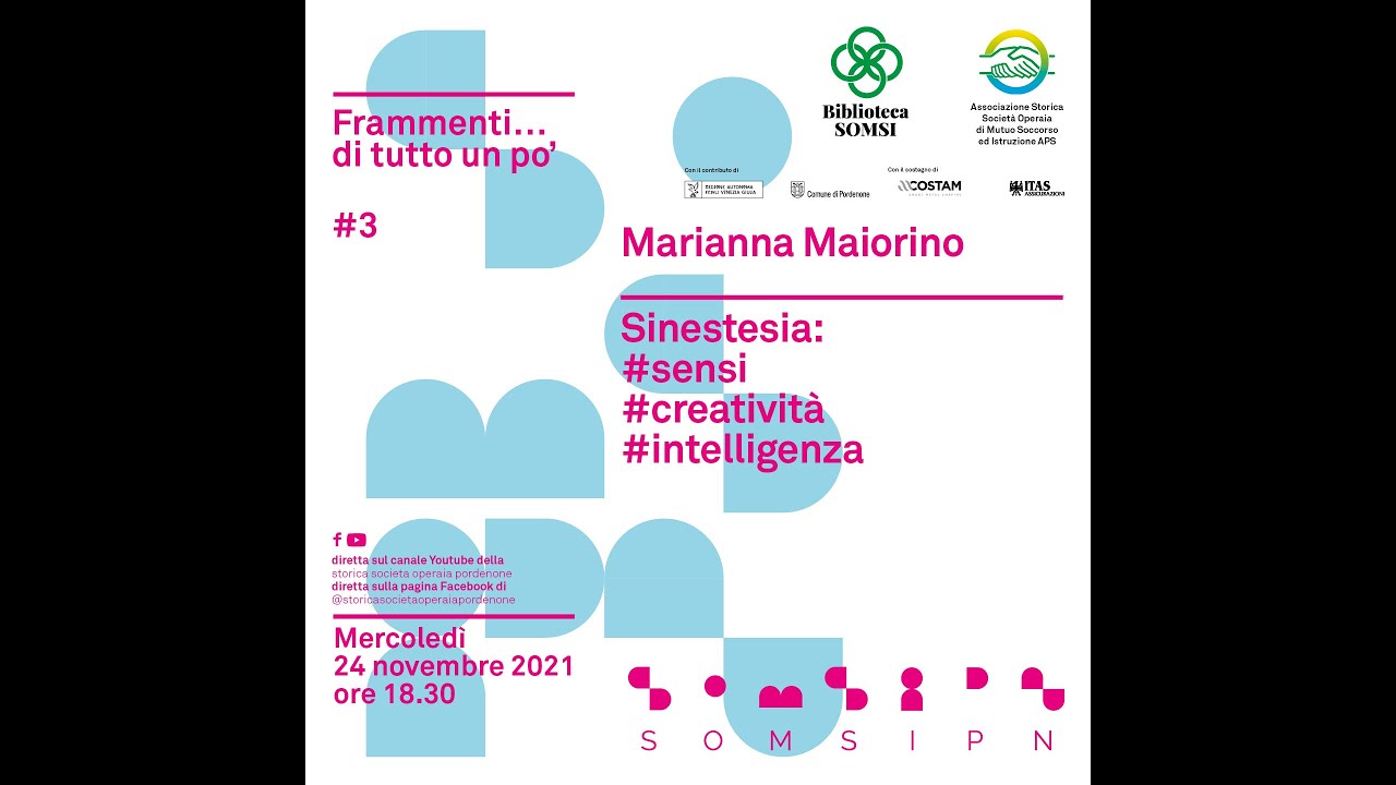 SINESTESIA: #sensi #creatività #intelligenza