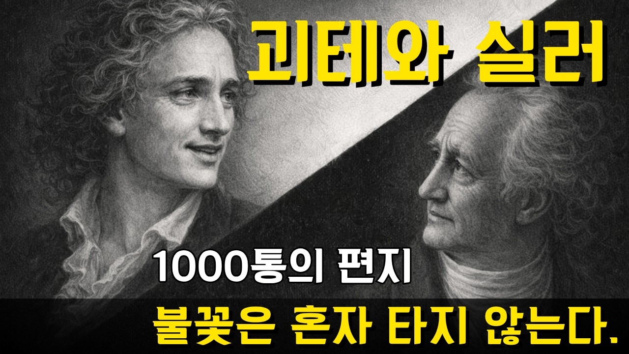 괴테와 실러 &mdash; 1000통의 편지, 불꽃은 혼자 타지 않는다. #오디오북 #괴테 #실러