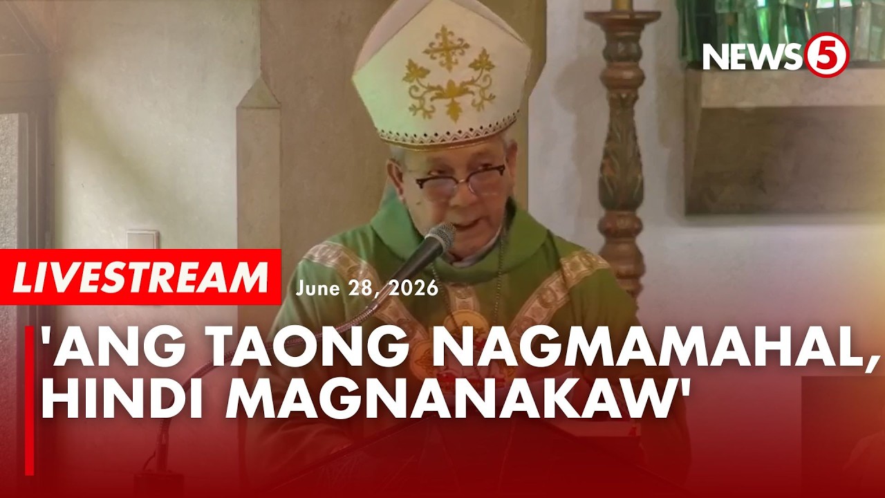 LIVE | Prayer mass held at EDSA Shrine ahead of &lsquo;White Ribbon March&rsquo; (June 28, 2026)