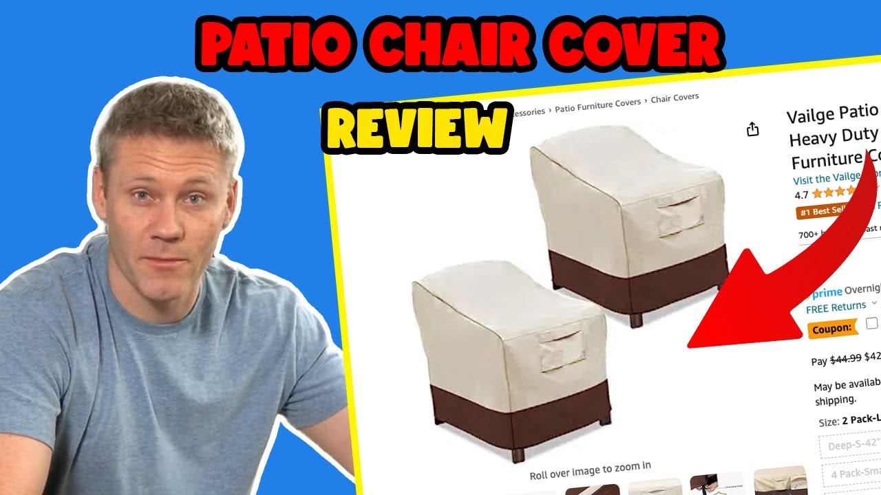 My Thoughts on these Vailge Patio Chair Covers