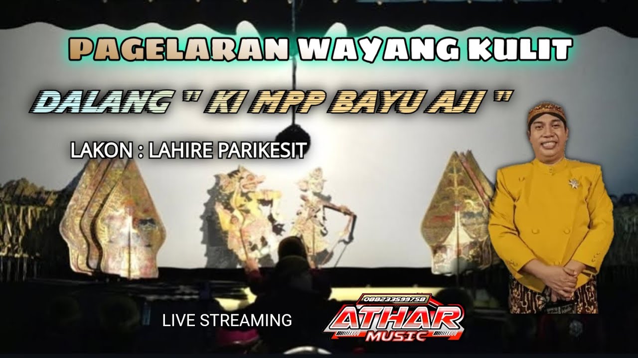 #RECLIVE WAYANG KULIT KI MPP BAYU AJI - LAKON: LAHIRE PARIKESIT