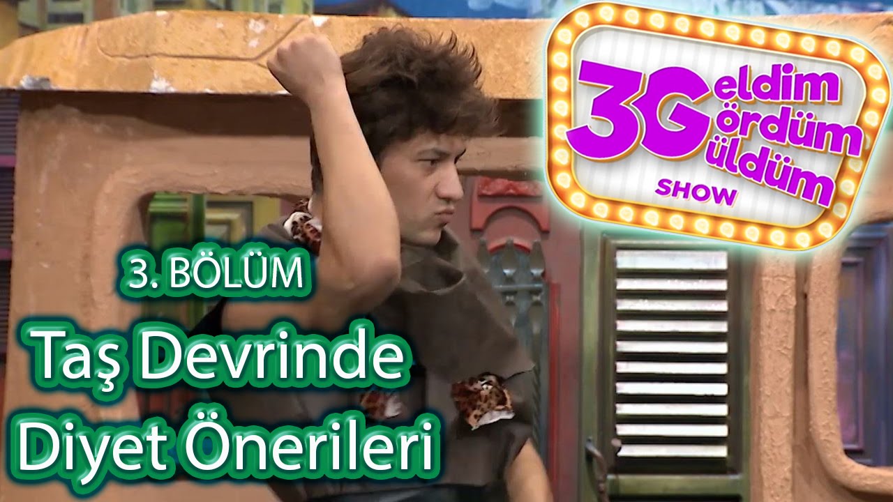 3G Show 3. B&ouml;l&uuml;m - Taş Devrinde Diyet &Ouml;nerileri