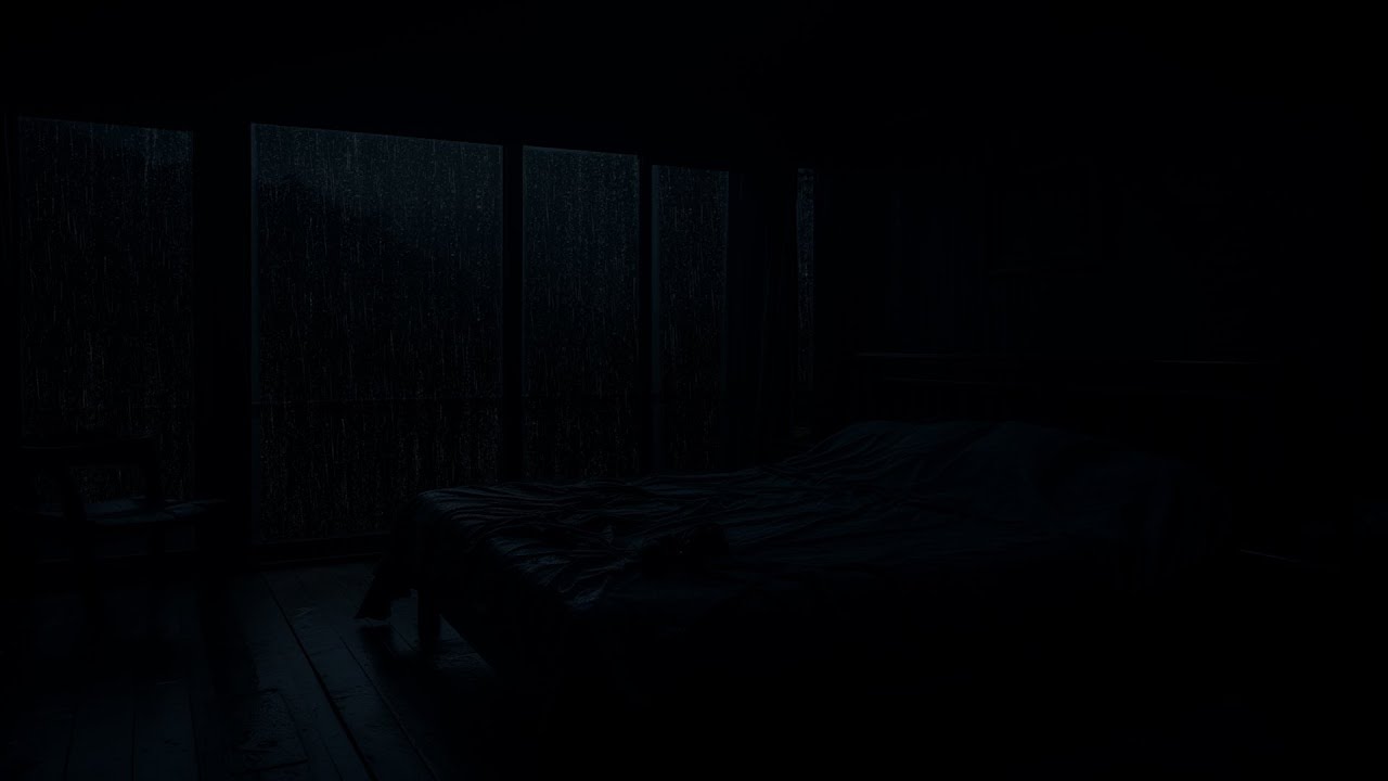 Listen to the Sound of Rain Falling Late at Night | Eliminate Fatigue, Insomnia and Fall Asleep