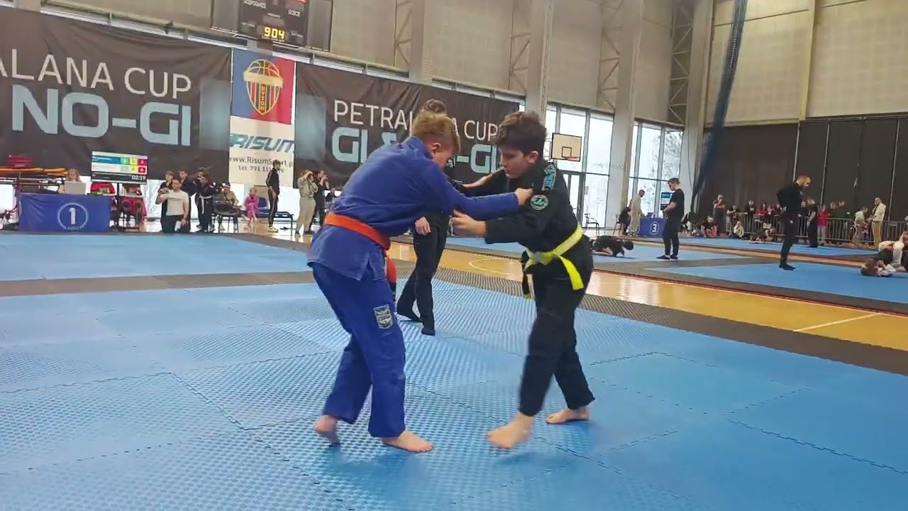 PETRALANA CUP GI & NO-GI 5. Gi  młodzicy -46 kg. Mikołaj Ziental vs Natan Bieniek