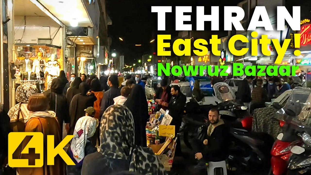 【4K】TEHRAN Before Nowruz - Walking on AFSARIYEH / تهران، افسریه