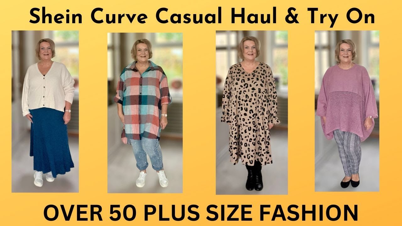 Shein Curve Haul & Try On - Over 50 Plus Size Fashion