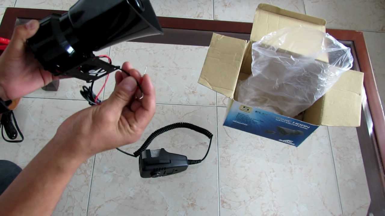 sirena 5 tonos con perifoneo