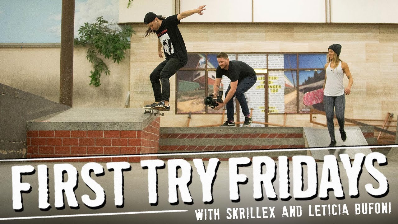 Skrillex Gets Challenged To A 'First Try Fridays' At The Berrics
