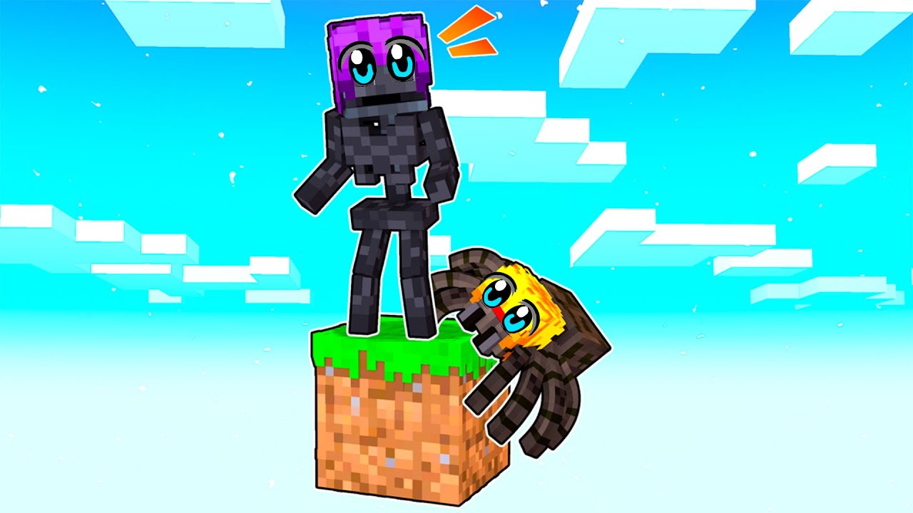 Minecraft aber wir sind MOBS auf einem ONE BLOCK!