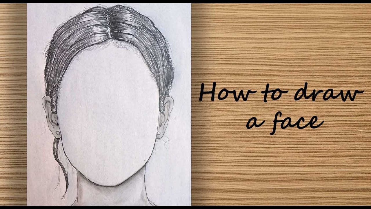 How to draw a face