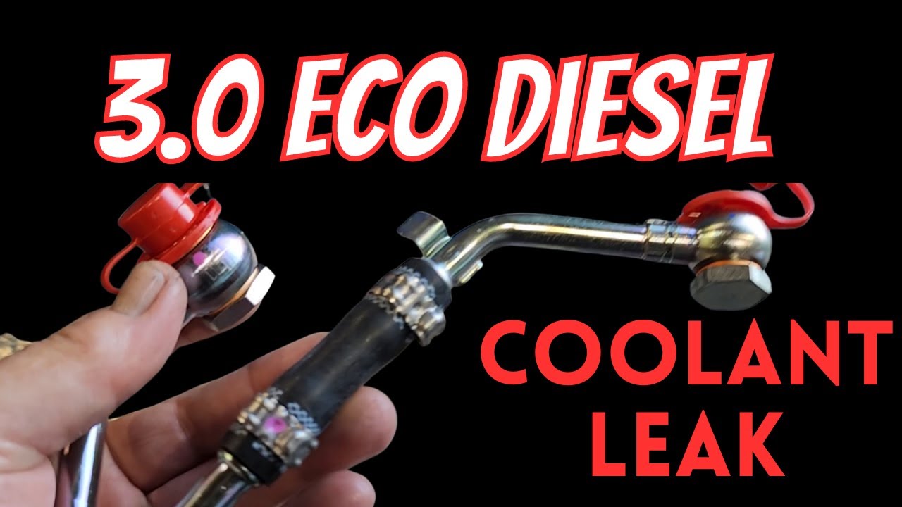 3.0 Eco Diesel Removing Intake Manifold for Coolant Leak