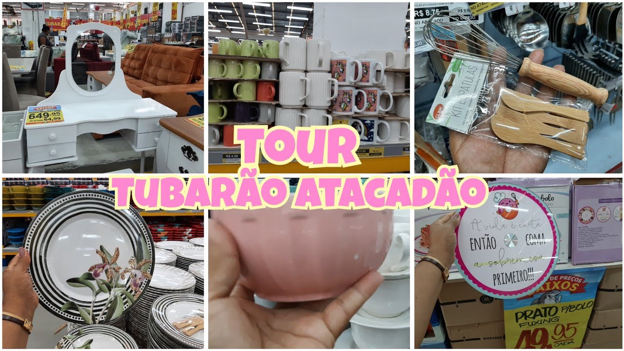 Tour e Acadinhos| Tubarão Atacadão| Duque de Caxias|Tapetes| Itens Mesa Posta Baratos  #rumoaos20K