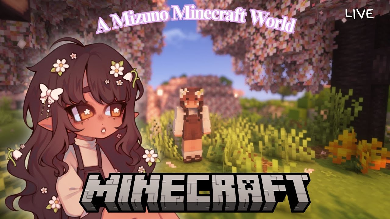 A Cozy Mizuno Minecraft World! | Livestream no.22 ☕ !kofi