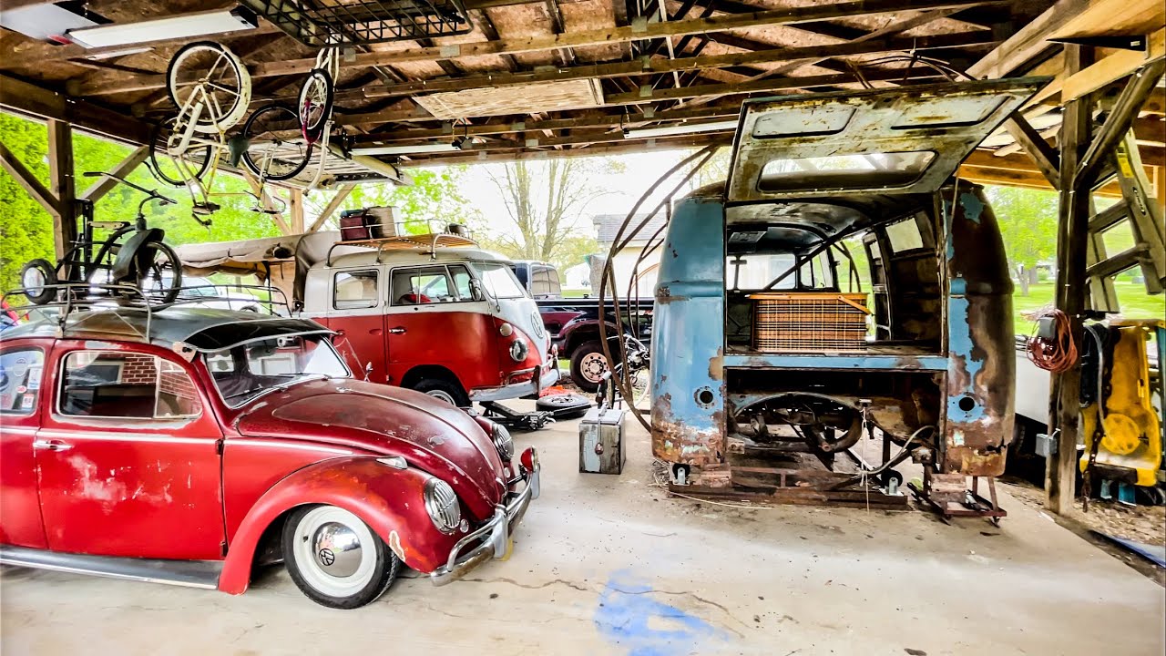 Working on Volkswagen split window Buses!!
