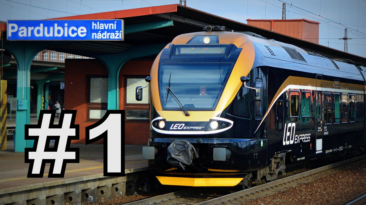 Vlaky Pardubice hlavní nádraží 19.2.2017 (1.část)