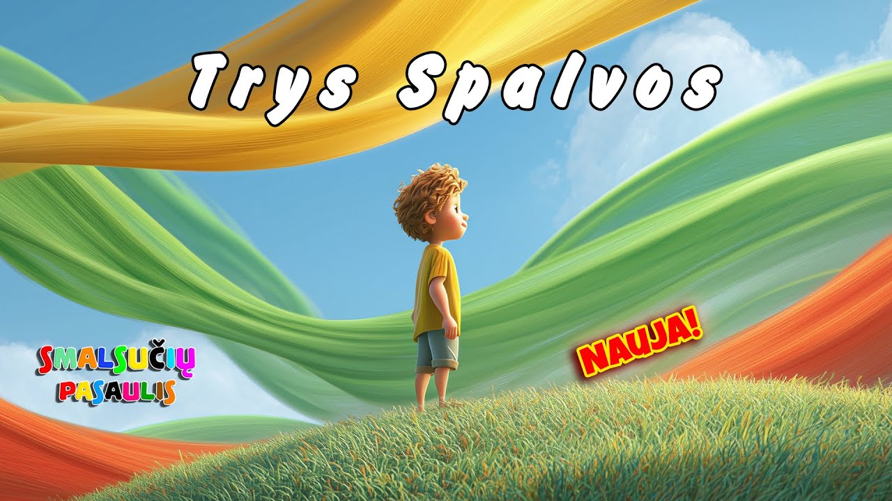Trys Spalvos – Dainelė Vaikams | Smalsučių Pasaulis (Naujiena)