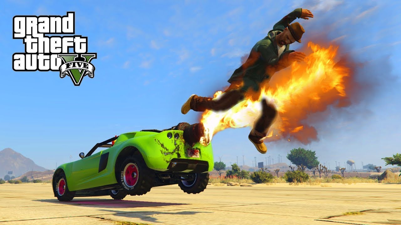 GTA V Freeroam - SUPER LANCERING MET ROCKET VOLTIC!