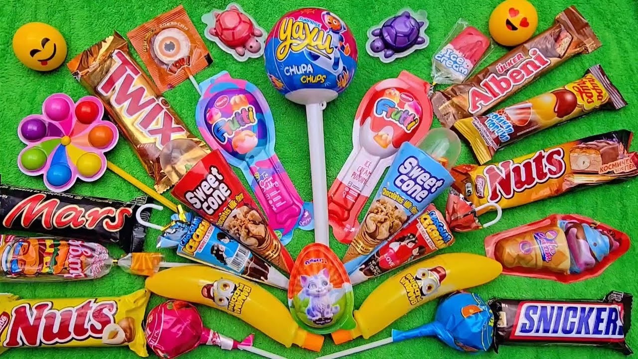 فيديو مُرضي | افتتاح محل مصاصات وحلويات - مصاصات حلوى قوس قزح اللذيذة