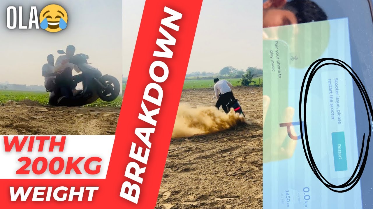 कही आपके साथ ये ना हो जाये😭|| Ola s1 air offroading/ Power test Gone Wrong🙏🏻 कितनी Power है?