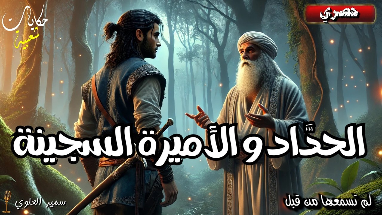 قصة الحداد و الأميرة السجينة، من أروع الحكايات الشعبية 🎧