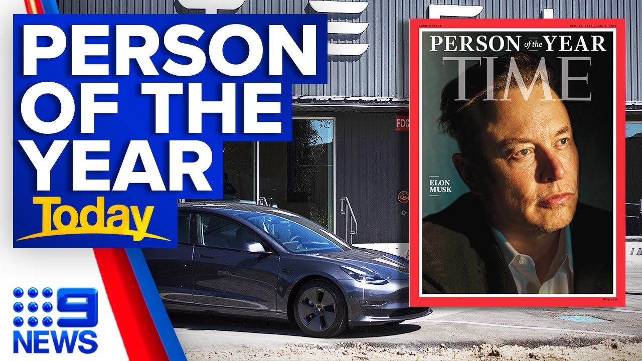 Elon Musk named most influential person of 2021 | 9 News Australia