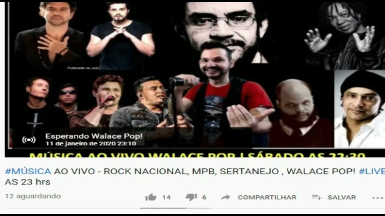 Live Lendária do Walace Pop cantor de churrasco react do purgatorio