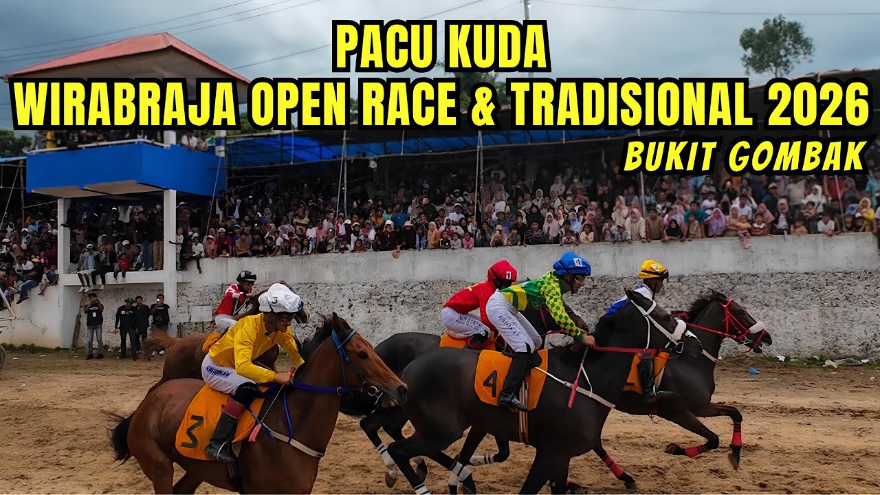 PACU KUDA TANAH DATAR 2026 DI LAPANGAN DANG TUANKU BUKIT GOMBAK❗WIRABRAJA OPEN RACE & TRADISIONAL 