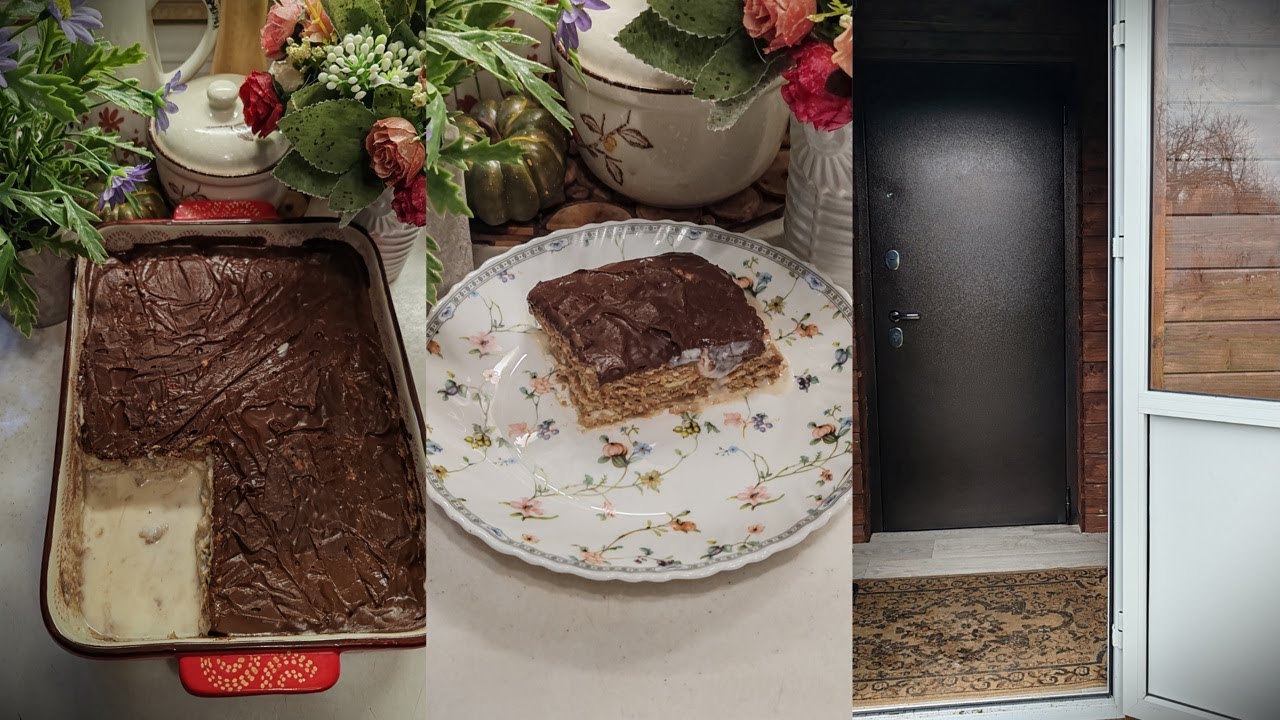 🥮Ну очень вкусный тортик к чаю.Доделываем прихожую в дом.🎄Идеи декора к новому году