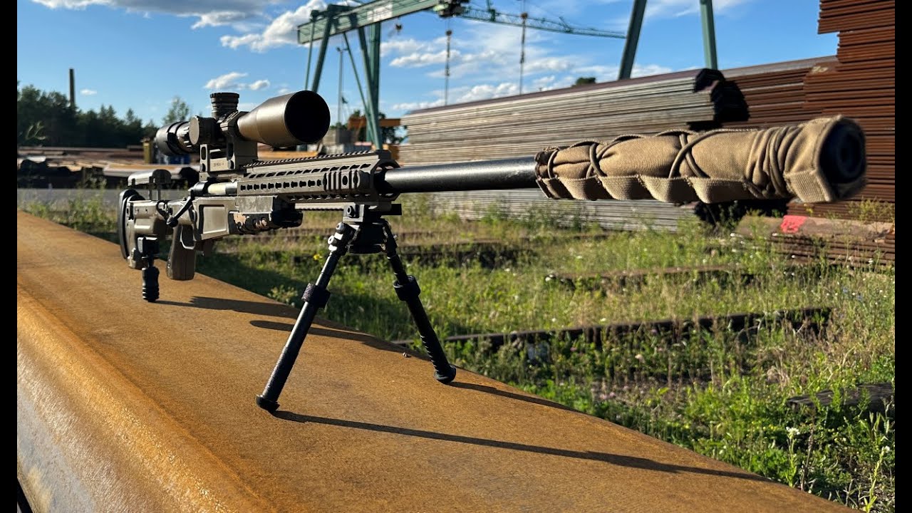 Long Range Airgun shooting 300 Meter mit Altaros M24 Luftgewehr im G22A2 Look.