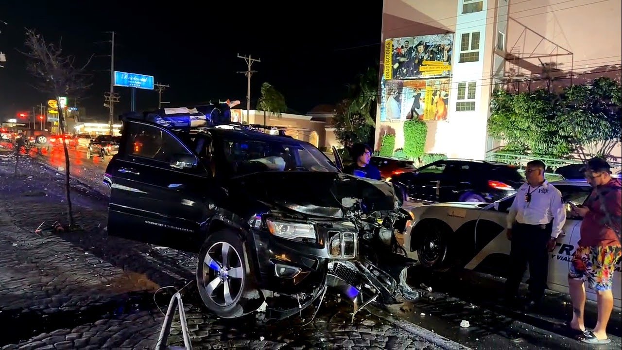 Jóven choca contra poste en la av Pedro Cárdenas en Matamoros Tamaulipas 15-Mar-26