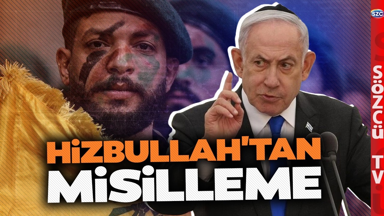 İsrail Beyrut'a Saldırıyor! Hizbullah'tan Misilleme Geldi Tel Aviv'e Füze Yağmuru!