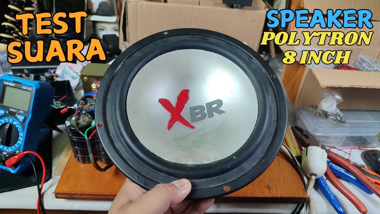Test Suara Speaker Polytron XBR 8 Inch! Suara Bass Menggelegar?