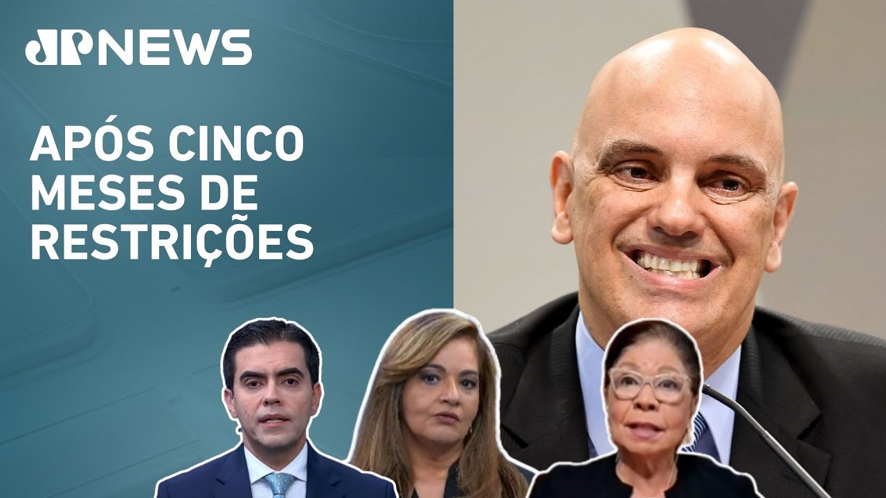 EUA retiram Moraes da lista de sanções da Lei Magnitsky; Dora, Denise e Vilela comentam