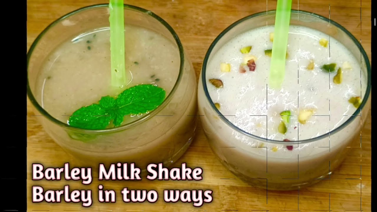Barley Milk Shake l Homemade Barley Powder l Barley in two ways
