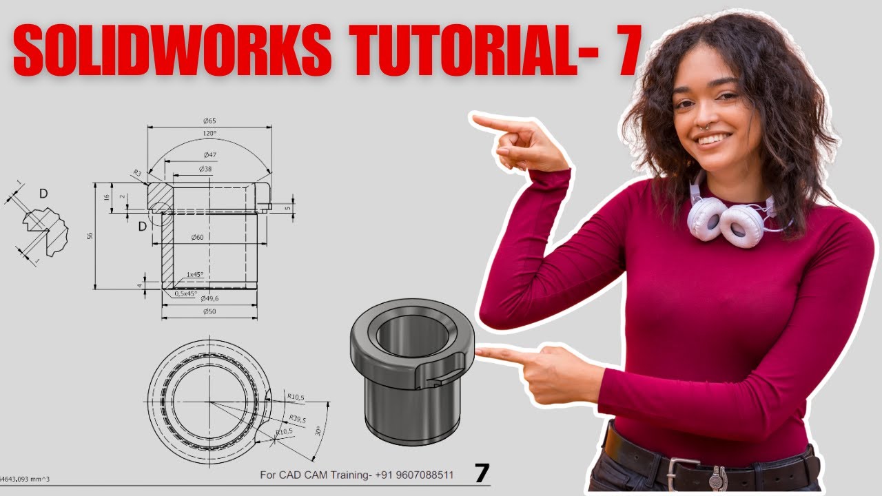 ✅ SOLIDWORKS Tutorial for Beginners | Master Part Design Step-by-Step
