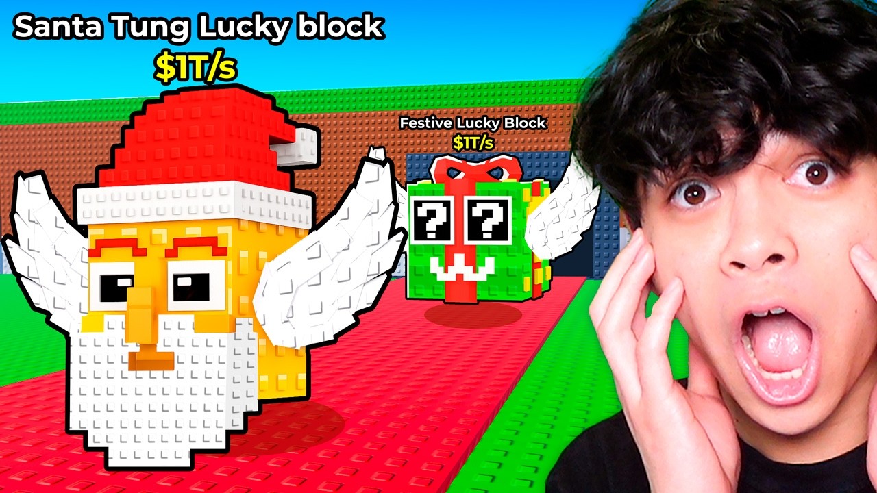 $0 to $100 Trillion with Only FESTIVE LUCKY BLOCKS..