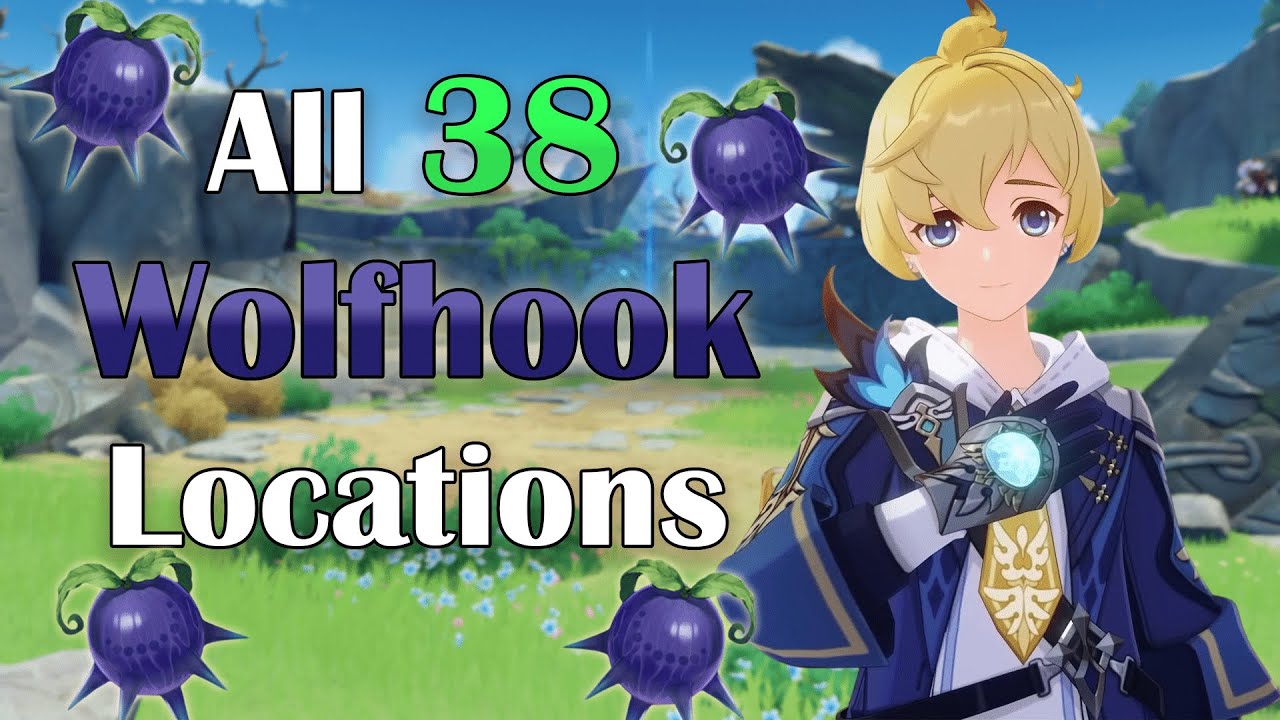 All 38 Wolfhook Locations | Mika, Razor Ascension Material | Fast and Efficient Farming Route