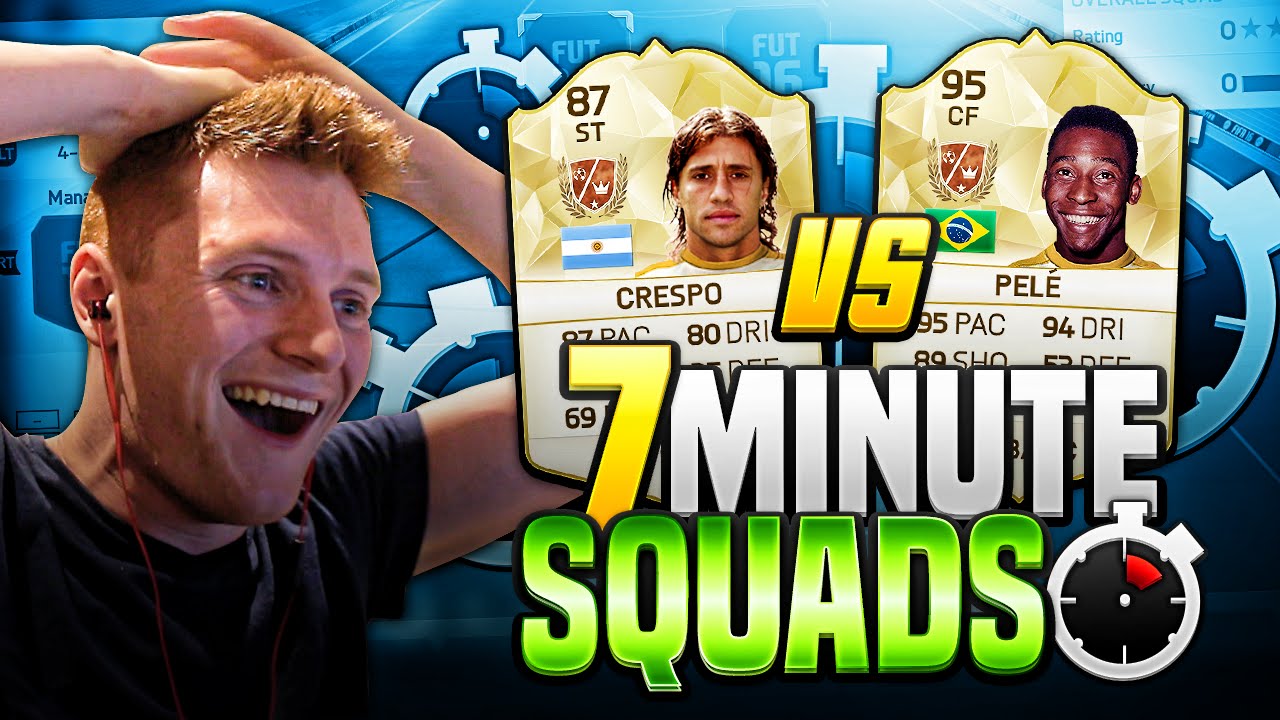 FIFA 16 - INSANE PELE VS CRESPO 7 MINUTE SQUADS!!!