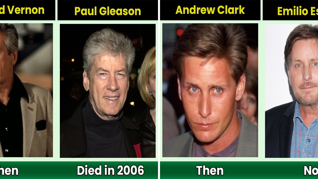 THE BREAKFAST CLUB 1985 Cast THEN & NOW, Thanks For The Memories