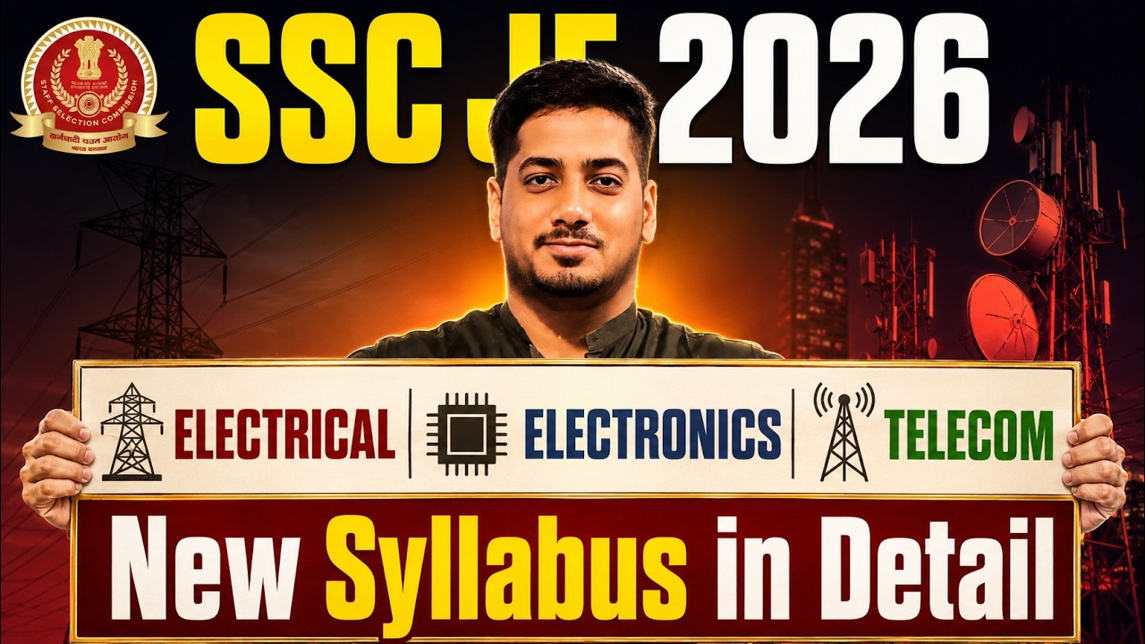 SSC JE 2026 Syllabus Update | SSC JE 2026 Electrical | SSC JE Exam Pattern | SSC JE 2026 #sscje