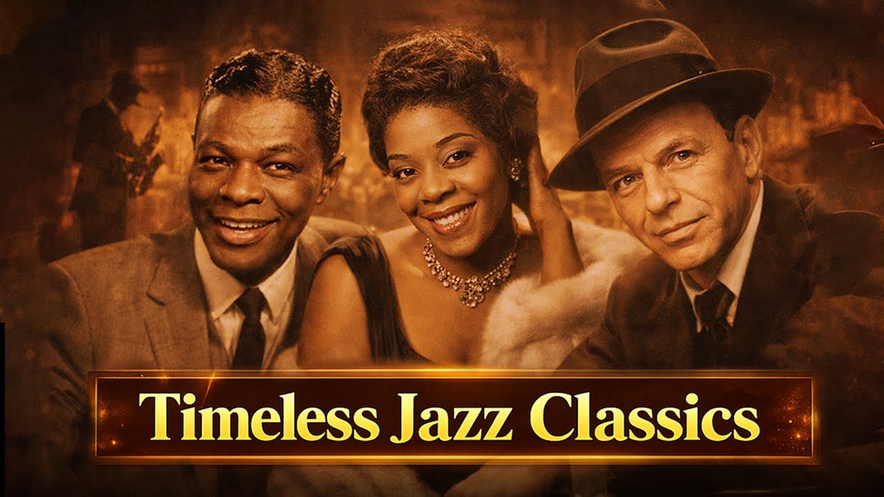 Classic Jazz Hits of the 1950s – Nat King Cole, Dinah Washington, Frank Sinatra | Midnight Jazz Bar