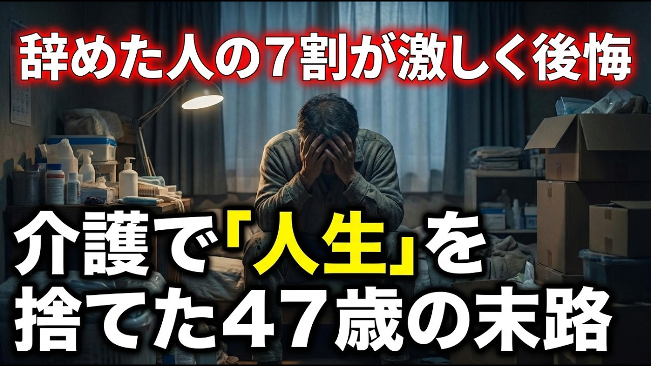 親の介護で人生を捨てた47歳女性の末路…真面目な人ほど陥る「責任感の罠」と崩壊の真実