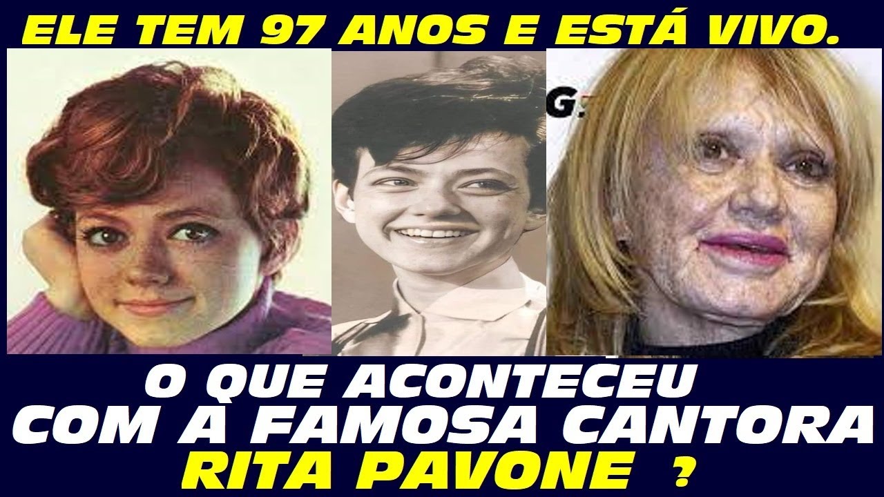 O QUE ACONTECEU COM A CANTORA RITA PAVONI ?  história Rita Pavone em Potuguês.