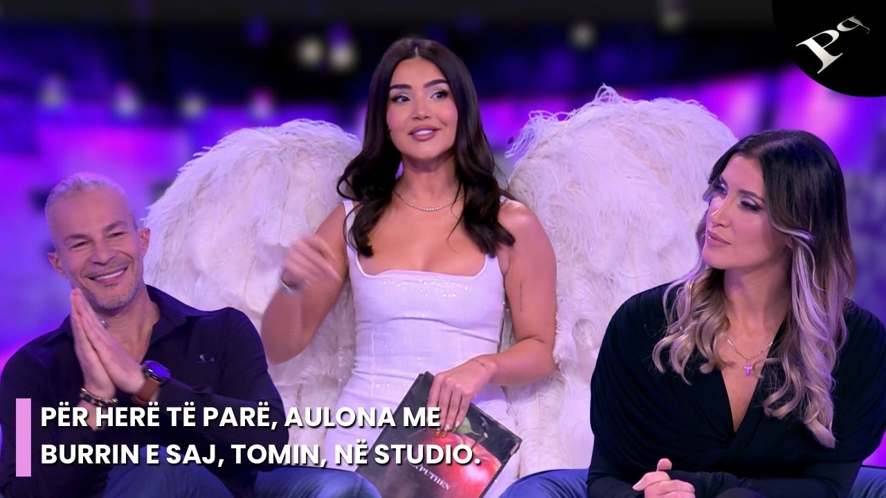 Për herë të parë, Aulona me burrin e saj, Tomin, në studio