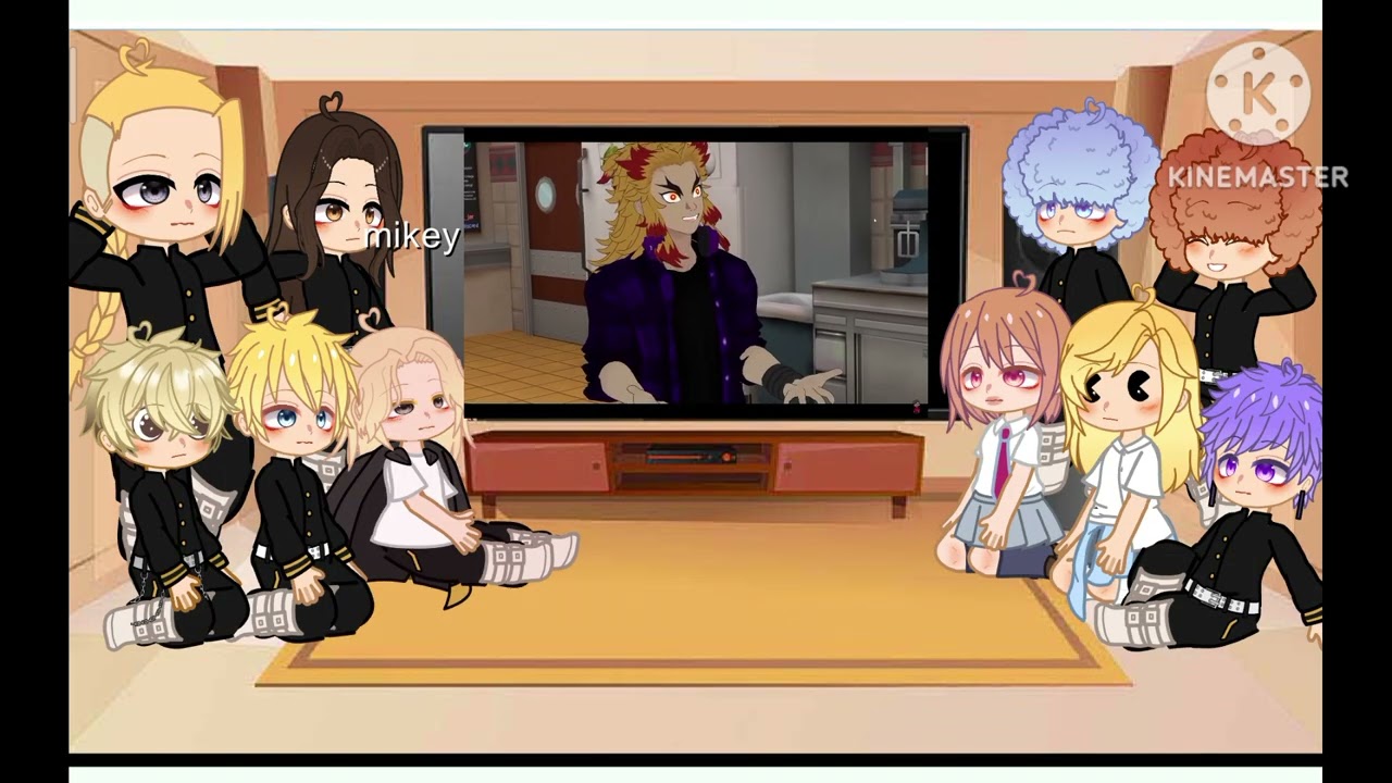 Tokyo revengers react cozinhando com rengoku e mitsuri // com AS / lê a descrição 