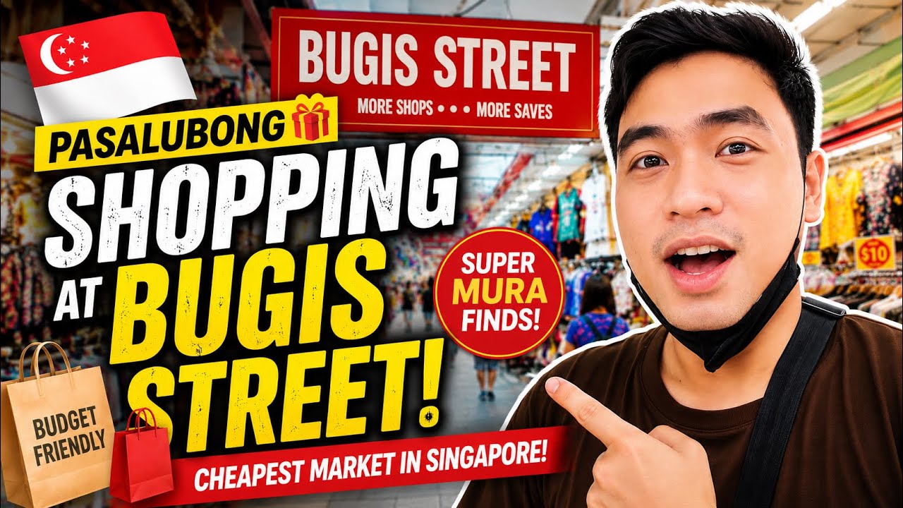 SULIT NA SHOPPING SA BUGIS STREET SINGAPORE! (SAAN MAY PINAKAMURANG CHOCOLATE?!) 🇸🇬 | Nico Dormis