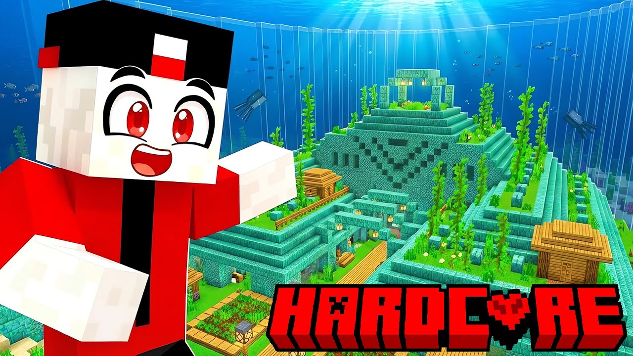 INIZIO IL PROGETTO DELLA CITTÀ SOTTOMARINA IN MINECRAFT HARDCORE - Ep. 83