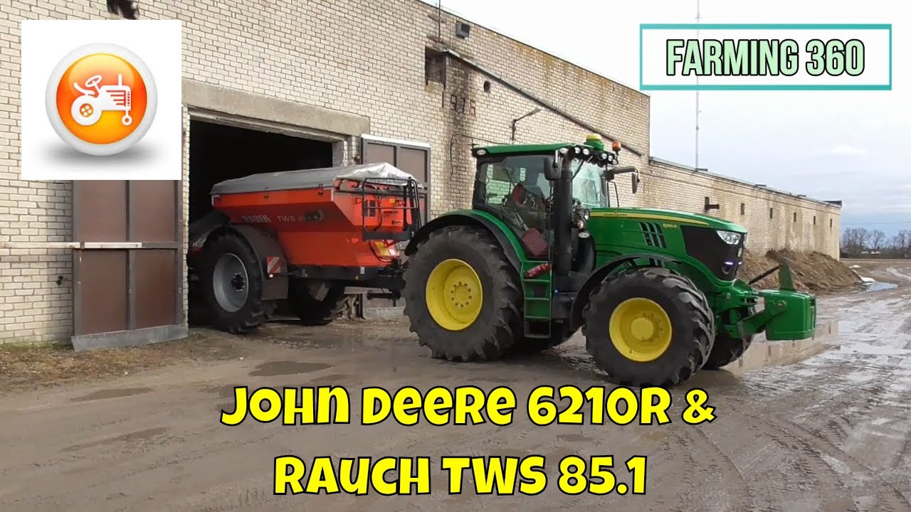 Fertilizing 2019 | John Deere 6210R with Rauch TWS 85.1 & Axis HT50.2 spreaders
