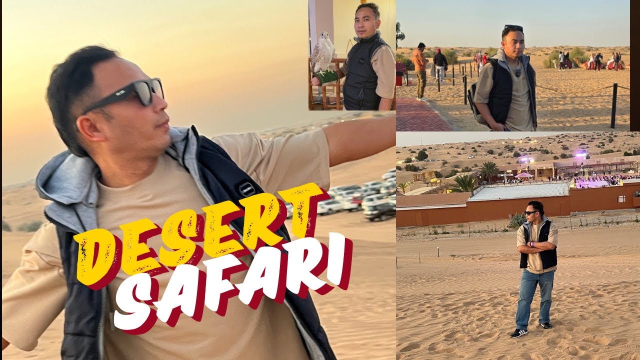 First Time Dubai Desert Safari 🐪🔥 | Full Adventure Vlog||AMRIT KAPILVASTU ||